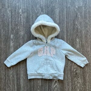GAP Baby gray zip jacket. Size 18-24 months